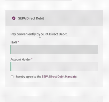 IBANTEST for WooCommerce Demo